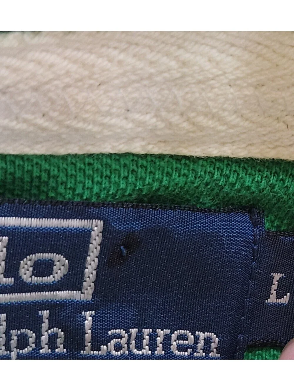 Vintage Polo Ralph Lauren Shirt Mens L Colorblock Cruiser Team 9 Rugby PRL Club